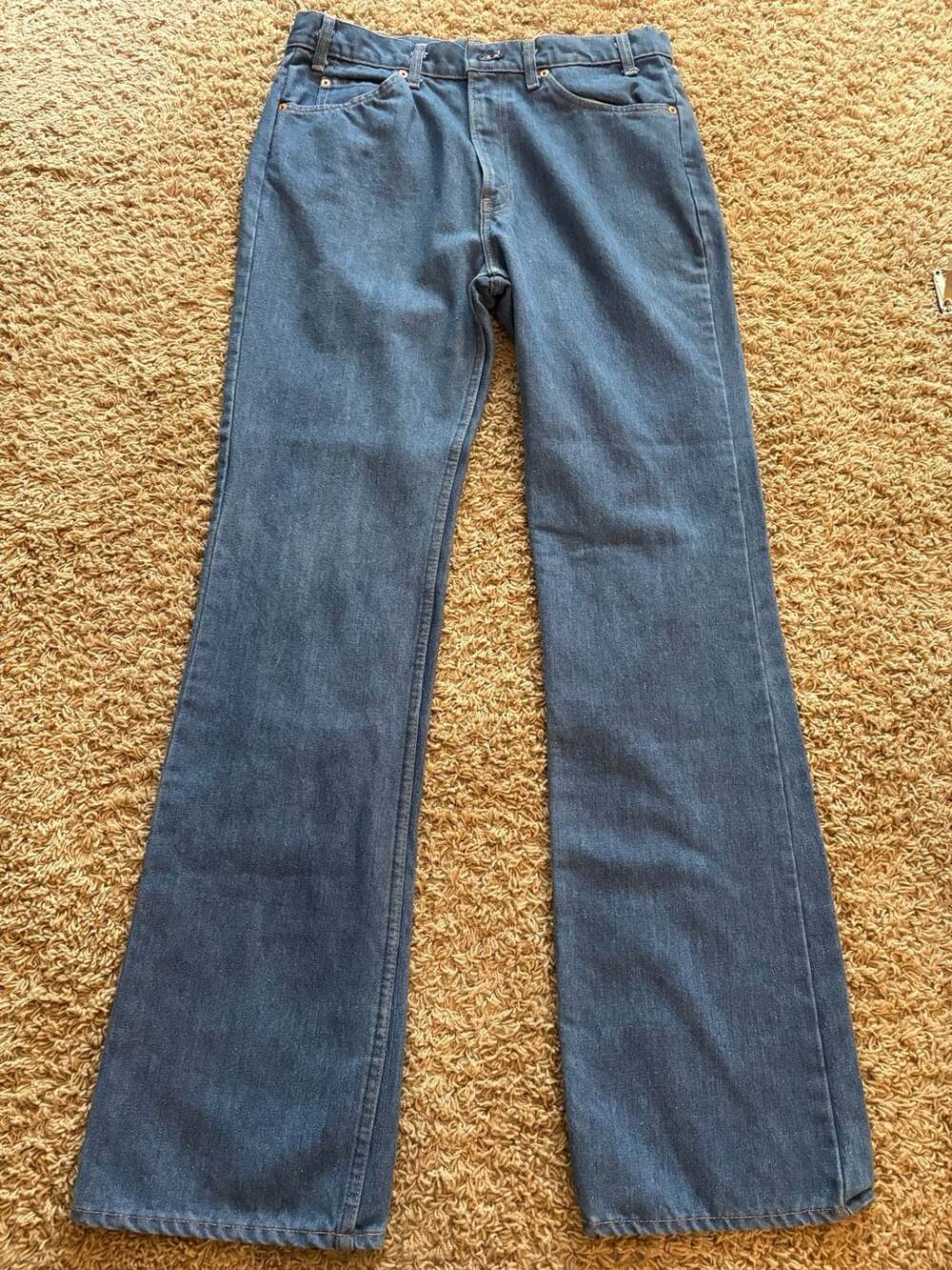 Levi's 40517 Jeans Size W36 L36 Blue Denim Orange Tab Bootcut USA Made